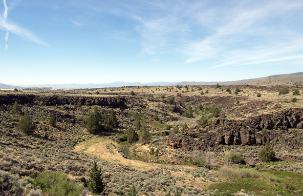 Majestic scenery on all sides, with towering rock walls and narrow defiles makes up a 5 mile segment along Snowstorm Creek.