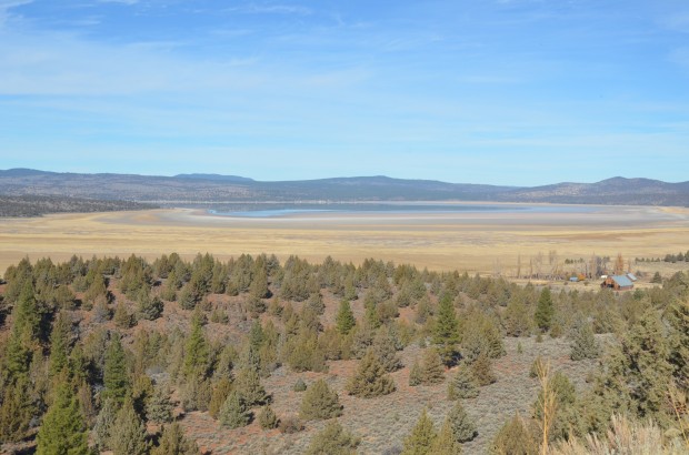 Bateson's picture of the lake from the overlook on Highway 139 just above Stones ranch.